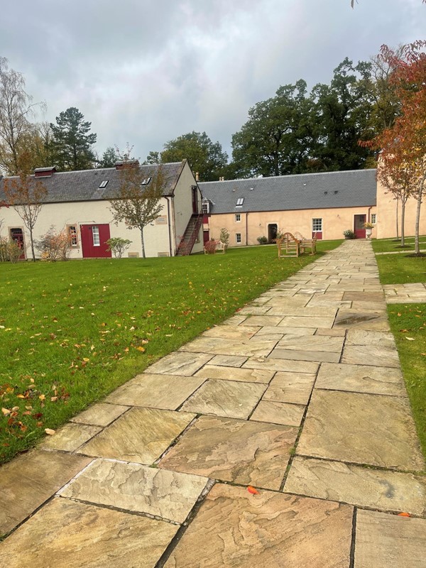 paved path to accommodation