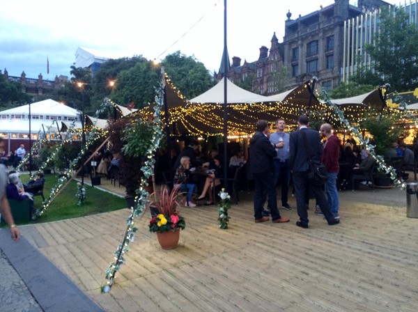 View of Stand in the Square.