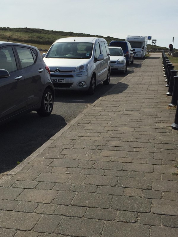 Disabled access parking on front.