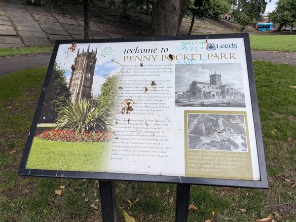 image of information board in main part