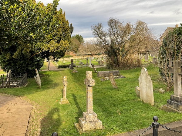 Picture of a graveyard
