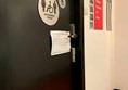 Outside of accessible toilet (also a baby change)