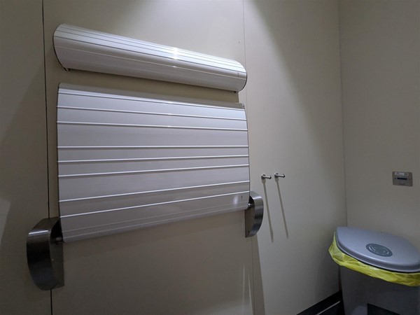 image of the baby changing in the accessible bathroom