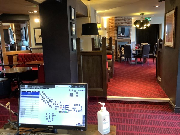 Picture inside the restaurant