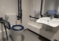 Image of Changing Places toilet at Aerospace showing toilet and sink