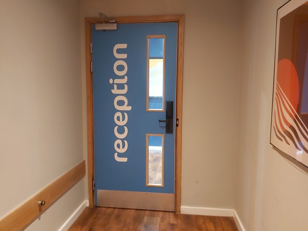 Image of reception door