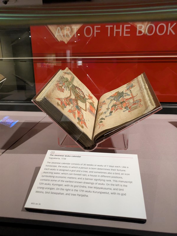 Image of a colourful book - The Javanese Wuku Calendar