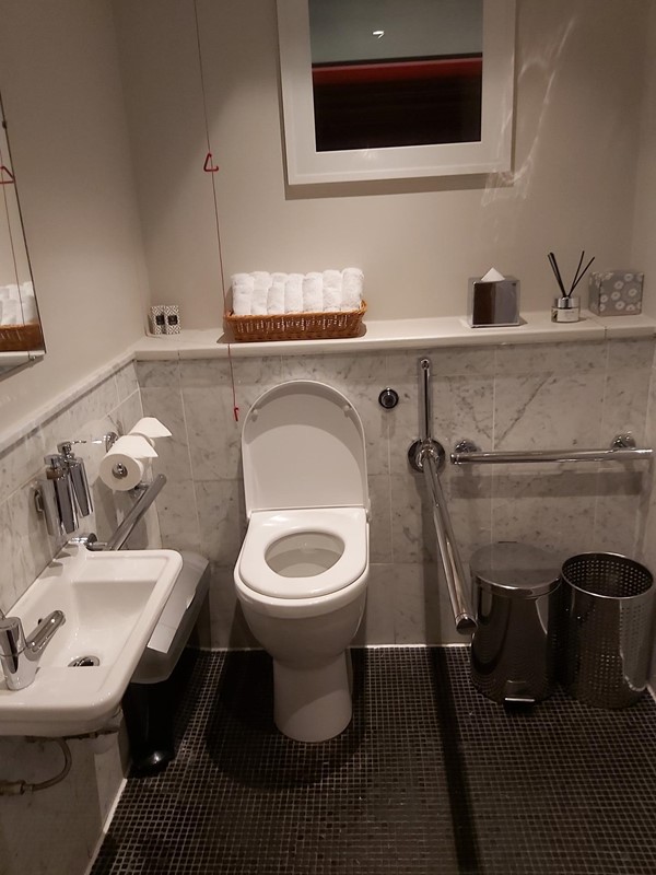 Picture of the accessible toilet at Brown's Hotel, London