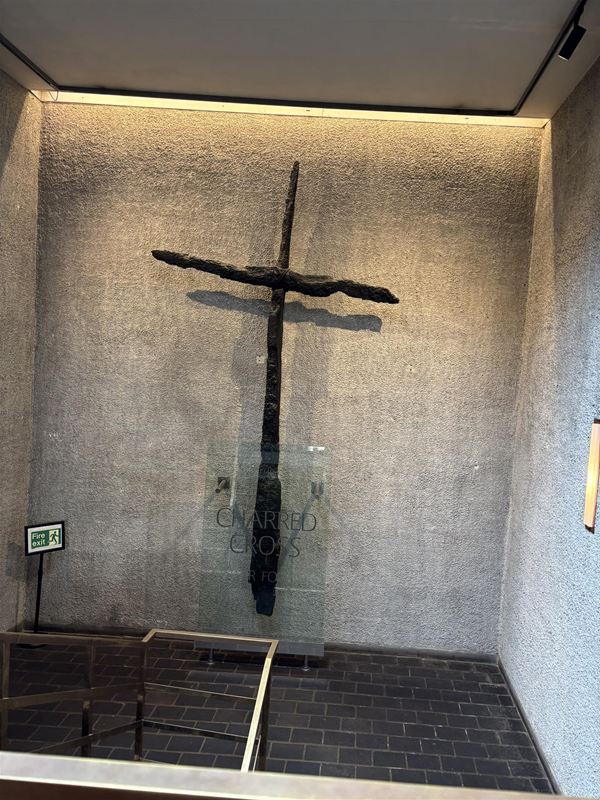 Beams from medieval cathedral
