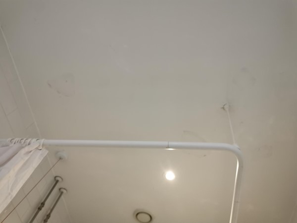Shower curtain rail