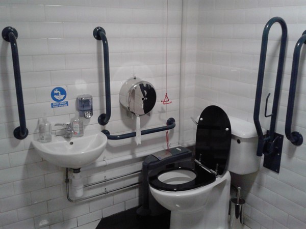 Disabled accessible toilet.