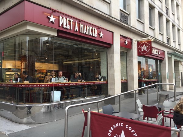Exterior of Cafe.