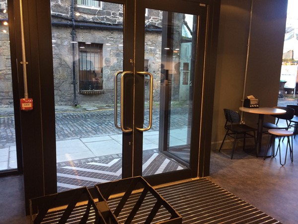 Photo of the entrance.