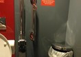 Picture of tied up red cord at Costa Coffee