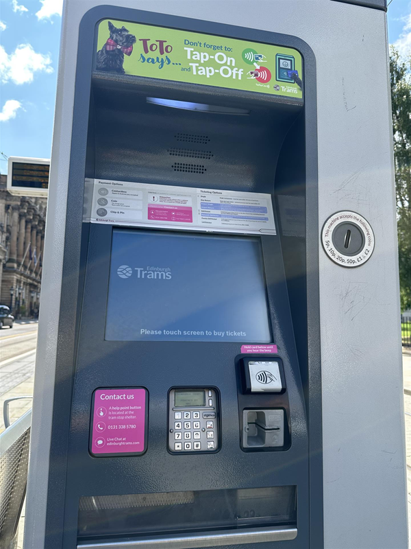 Image of ticket machine