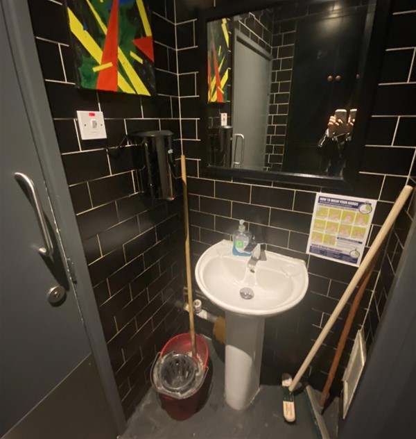 washing area