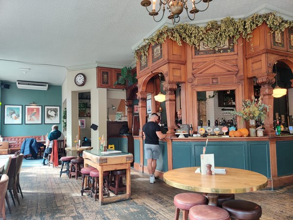 Interior view of the bar
