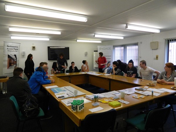 A photo of Engage Renfrewshire -  a meeting.