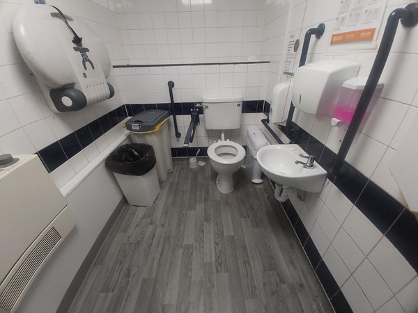 Image of an accessible toilet