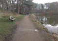 The path at Talkin Tarn