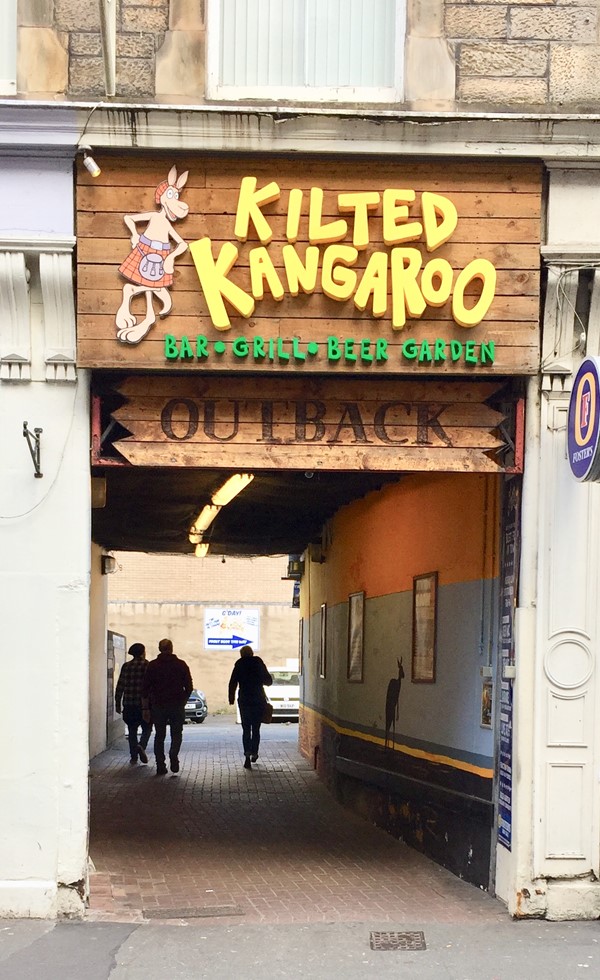 Entrance off the street