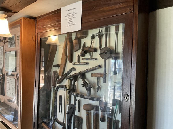 Image of a plumber's tools display