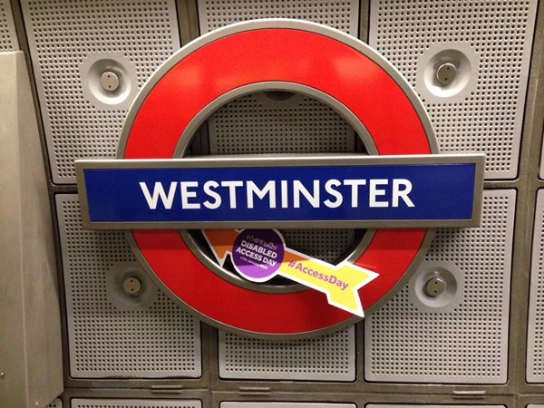 Picture of Westminster underground station