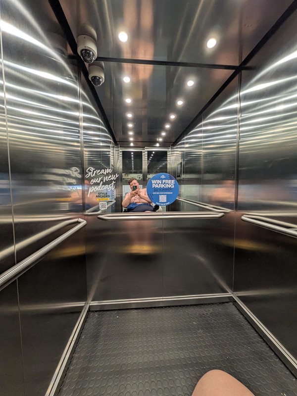 image of inside of middle lift