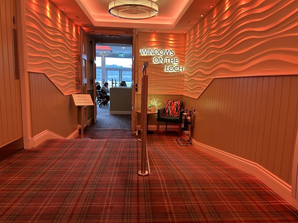 Access to the breakfast room