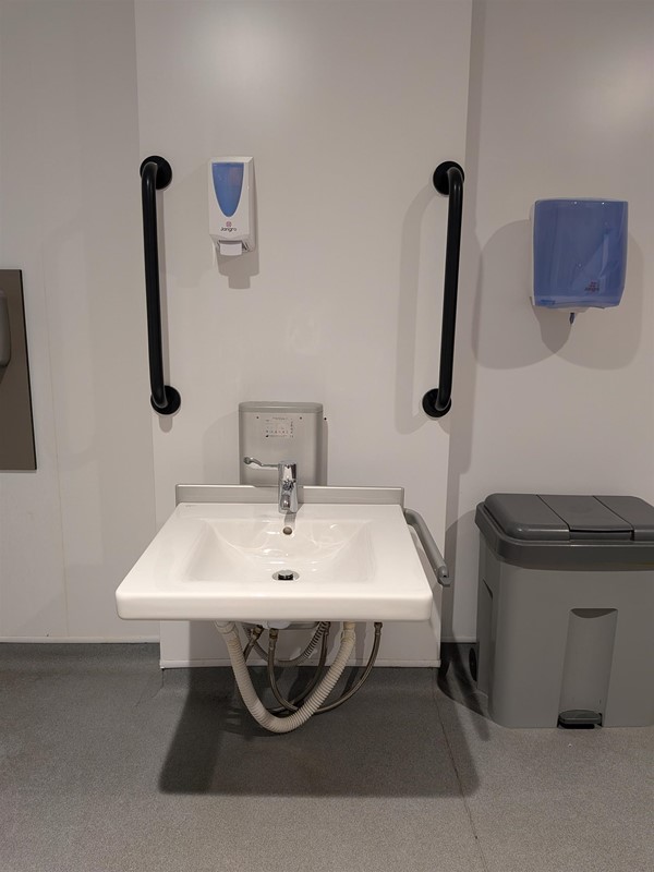 image of sink in Changing Places toilet