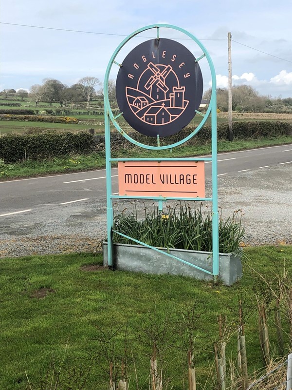 Picture of Anglesey Model Village sign