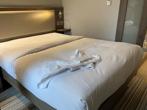 A tidy King Size bed