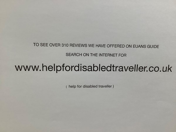Disabled Traveller's website address