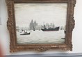 LS Lowery painting of Liverpool Pier Head
