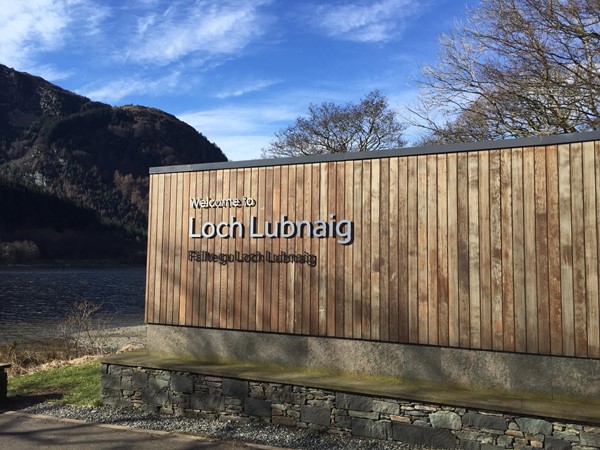 Loch Lubnaig signage