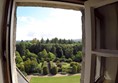 Crathes Castle and a view from the windows