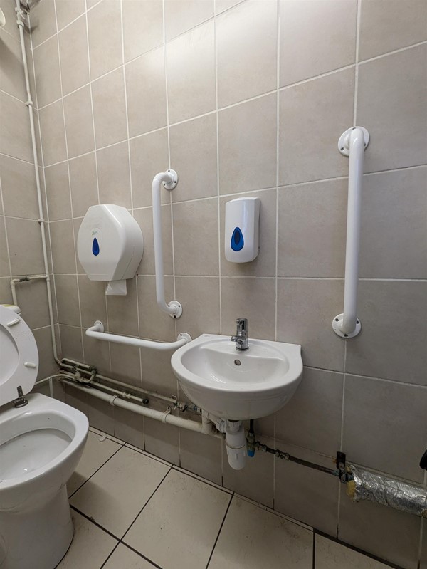 Image of sink in the accessible toilet