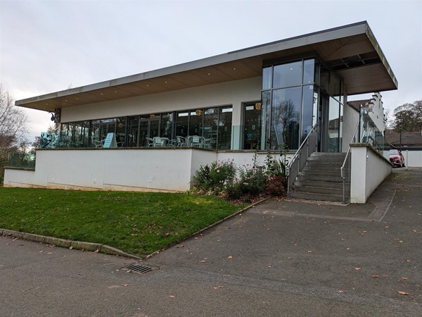 Image of entrance to Peacock Rooms Café
