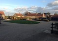 The courtyard and some of the other cottages