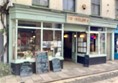 Picture of a shop front out of focus