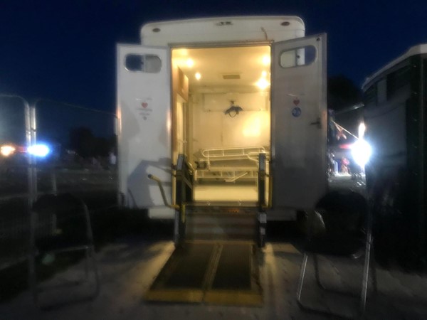 Image of the back of the Pamiloo Changing Places toilet.