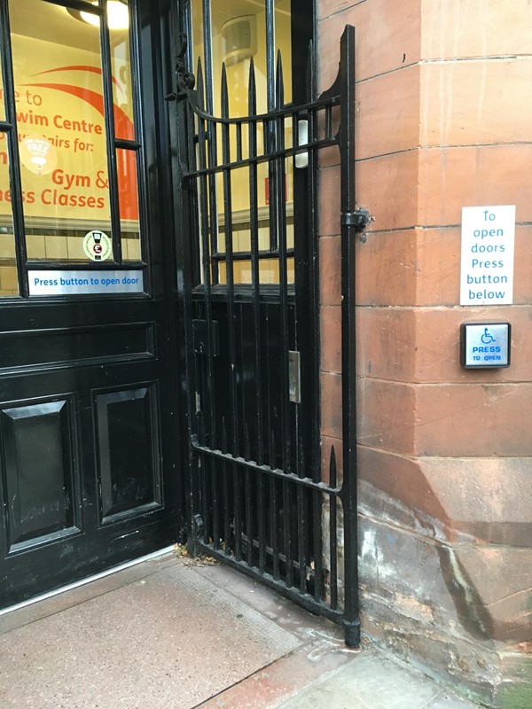 Accessible entrance