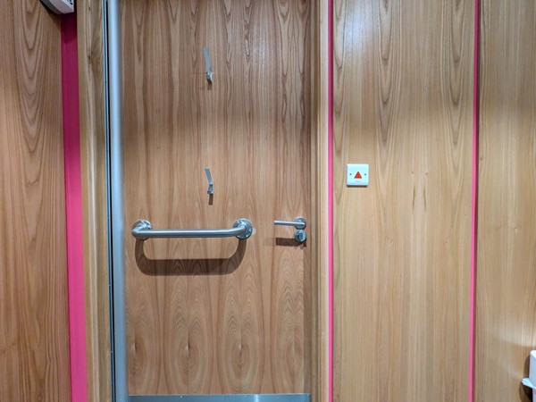 Image of a door with a handle