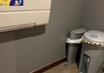 Empty space in toilet
