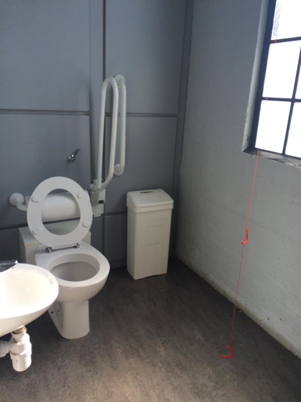Photo of one of the accessible loos.