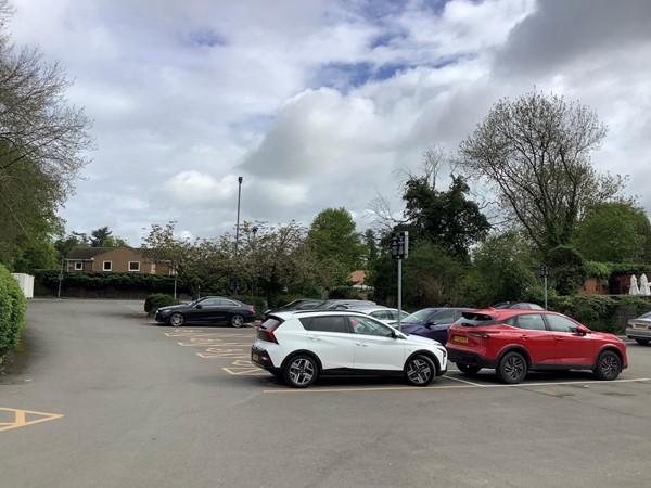Quite a few disabled bays available