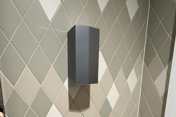 Image of wall-mounted hand dryer