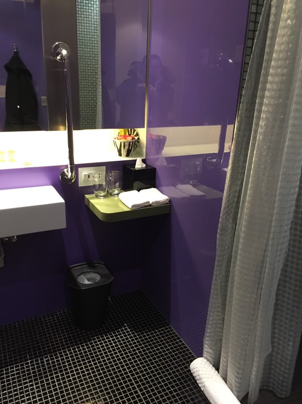 An Accessible bedroom clothes hanging space