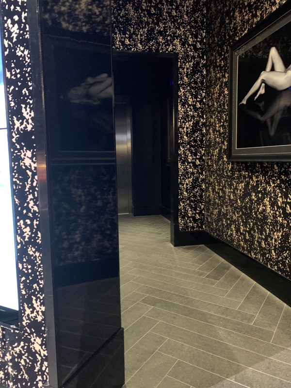 View of lift from corner of main store floor