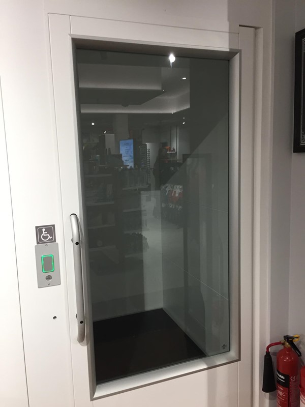 The lift at Tiso